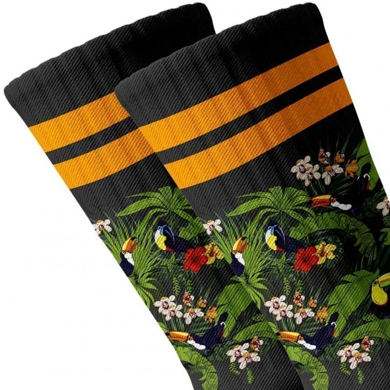 Chaussettes Homme PAPEETE Noir et Vert