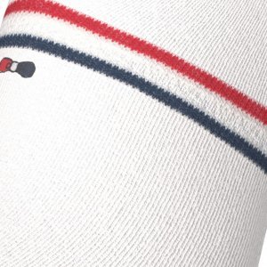 EDEN PARK 2 paires de Invisibles Homme Coton TRICOL Blanc Marine