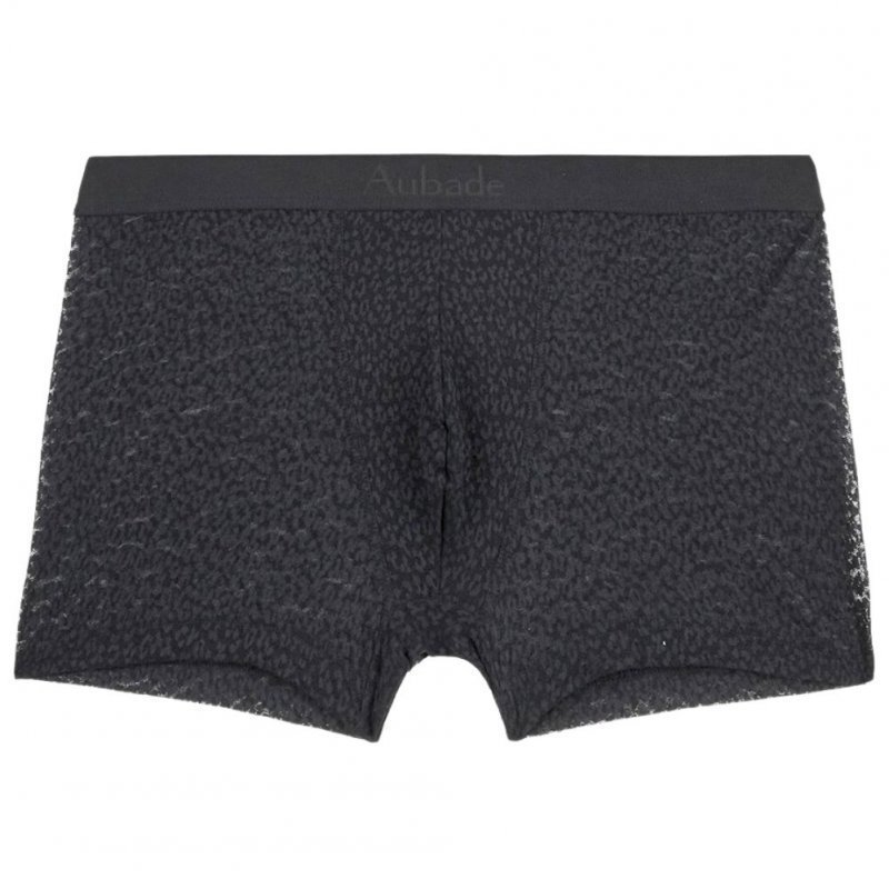 Boxer Homme WILD Noir et Transparent