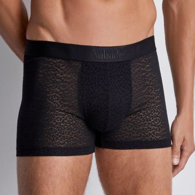 Boxer Homme WILD Noir et Transparent