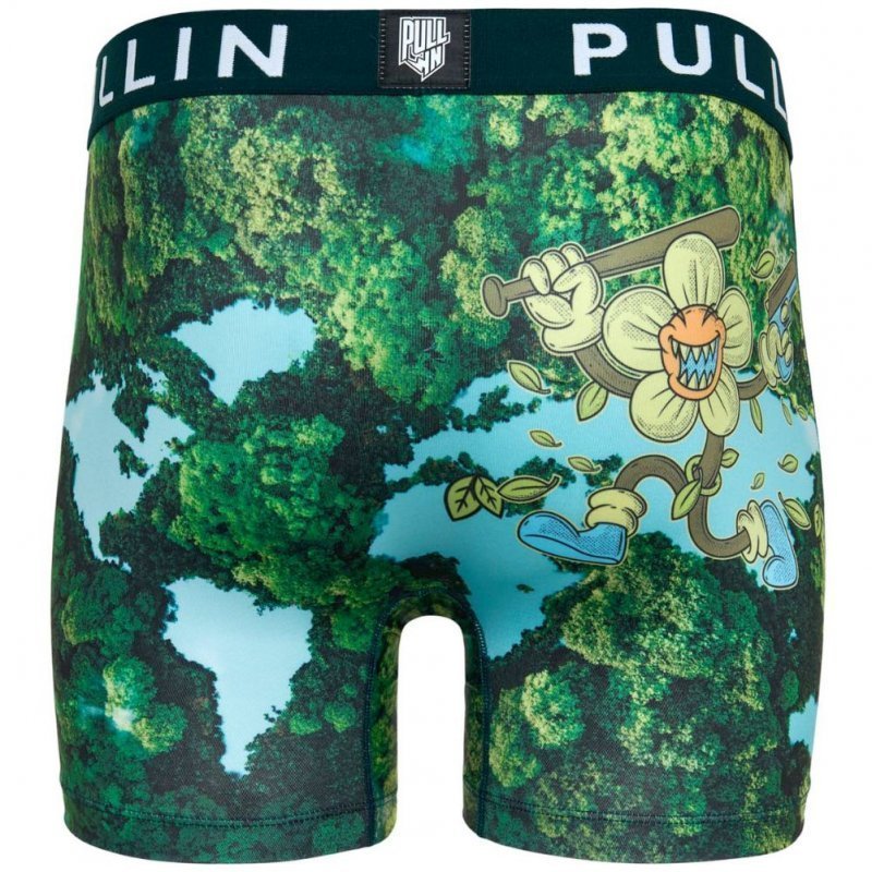 Boxer long Homme FELLAS Vert et Bleu