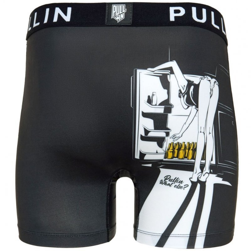 Boxer long Homme LIFEISLIFE Noir et Blanc