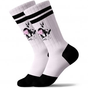 Chaussettes Homme MAMA Rose et Noir