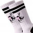 Chaussettes Homme MAMA Rose et Noir