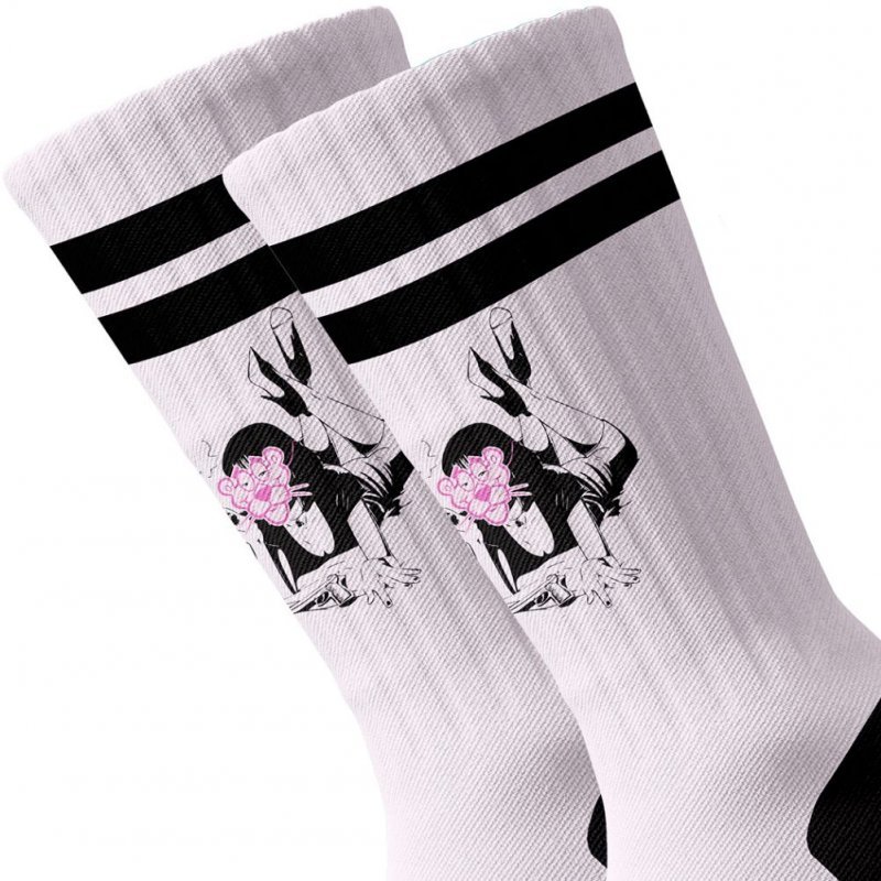 Chaussettes Homme MAMA Rose et Noir