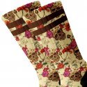 Chaussettes Homme SKULLY Beige et Rose