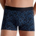 Boxer Homme GOTH Bleu et Noir
