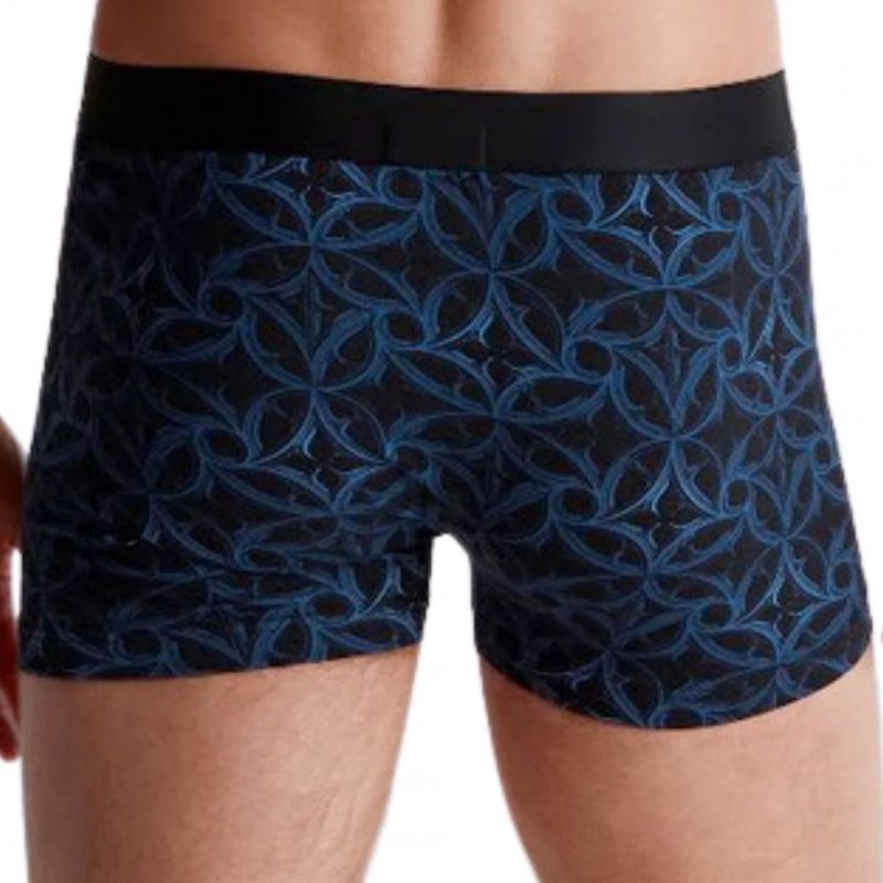 Boxer Homme GOTH Bleu et Noir