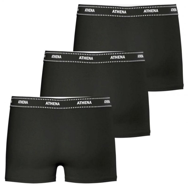 LOT DE 3 Boxer Sous-vêtements Garçon MYPETITPRIX3 Noir et Uni