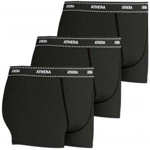 ATHENA Lot de 3 Boxers Garçon Coton MYPETITPRIX Noir