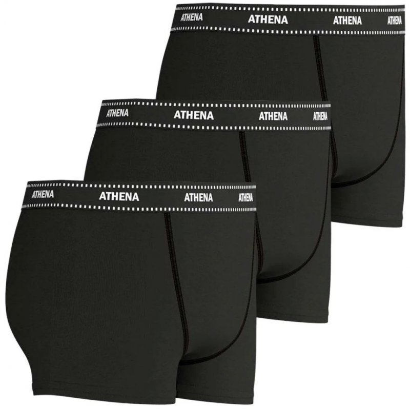 LOT DE 3 Boxer Sous-vêtements Garçon MYPETITPRIX3 Noir et Uni