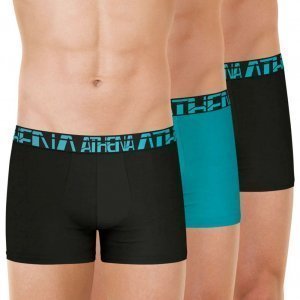 ATHENA Lot de 3 Boxers Homme Microfibre 720MICRO Noir Lac