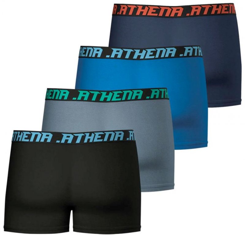 LOT DE 4 Boxer Sous-vêtements Homme MYPETITPRIX4 Noir et Marine