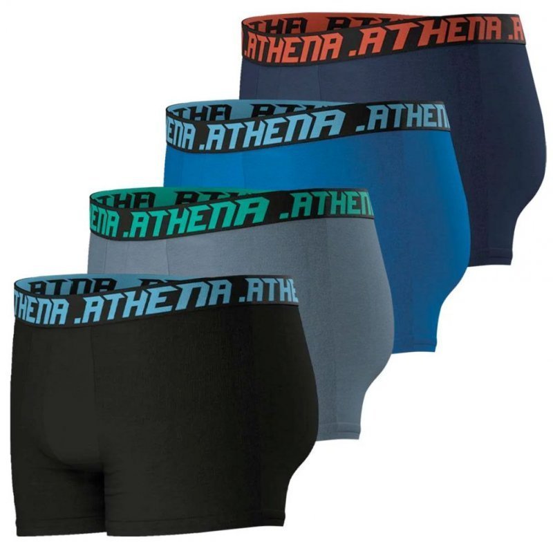 LOT DE 4 Boxer Sous-vêtements Homme MYPETITPRIX4 Noir et Marine
