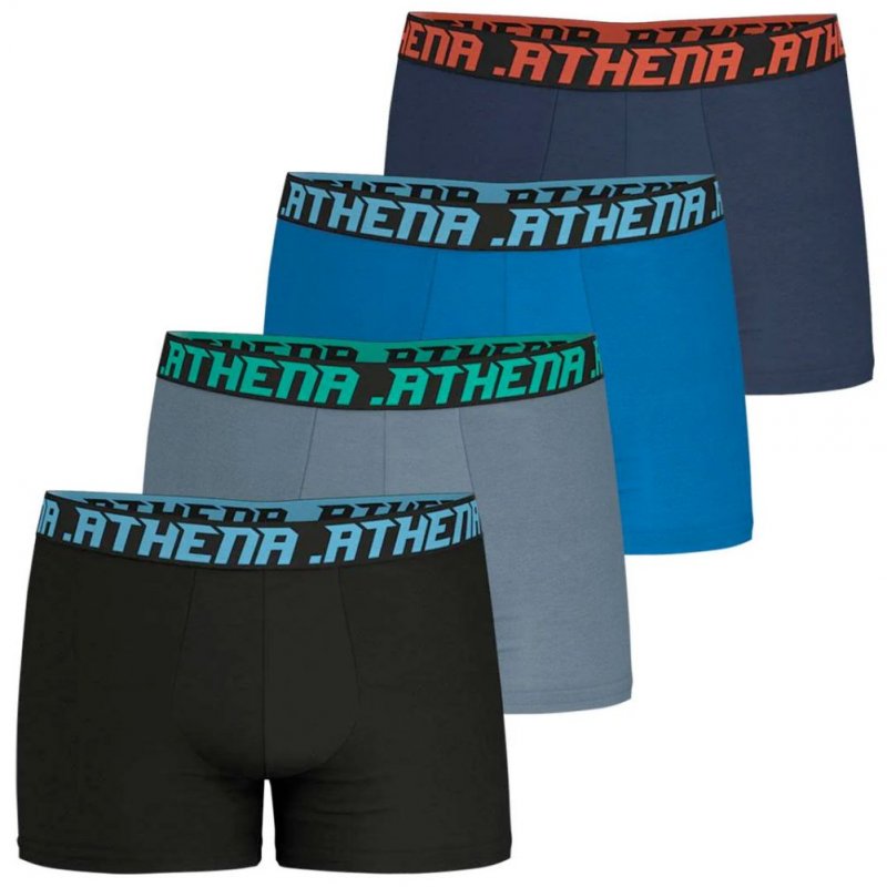 LOT DE 4 Boxer Sous-vêtements Homme MYPETITPRIX4 Noir et Marine