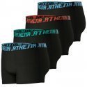 ATHENA Lot de 4 Boxers Homme Coton MYPETITPRIX4 Noir