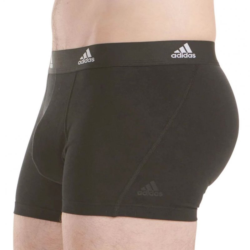 LOT DE 3 Boxer Sous-vêtements Homme ACTIVE FLEX3 Noir et Uni