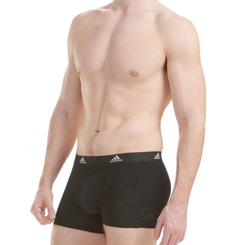 LOT DE 3 Boxer Sous-vêtements Homme ACTIVE FLEX3 Noir et Uni