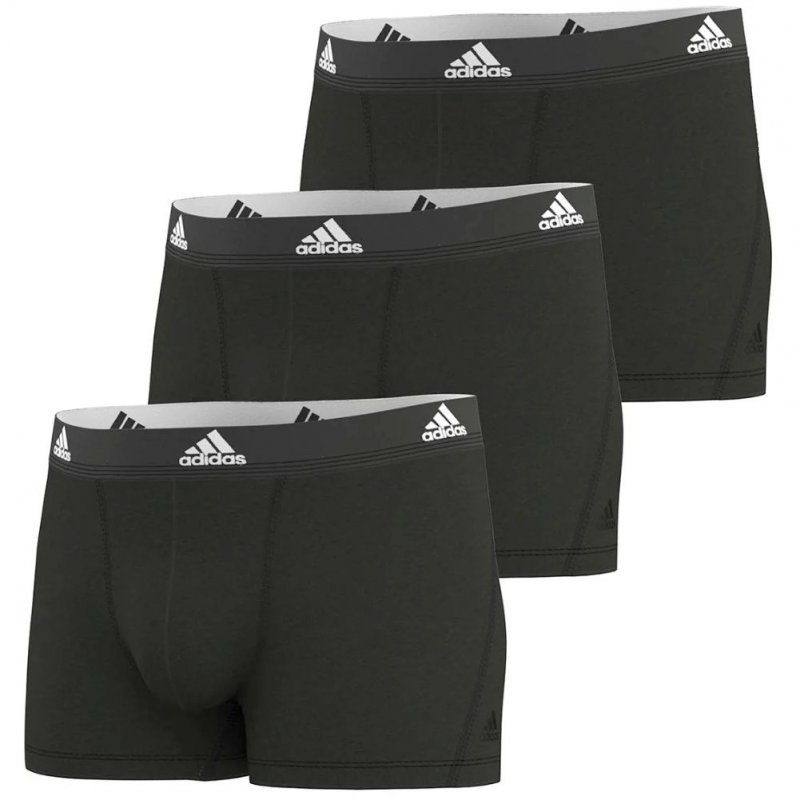 LOT DE 3 Boxer Sous-vêtements Homme ACTIVE FLEX3 Noir et Uni