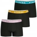 LOT DE 3 Boxer Sous-vêtements Homme EASYCOLOR Noir et Uni