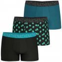 LOT DE 3 Boxer Sous-vêtements Homme EASYFUN Noir et Aqua
