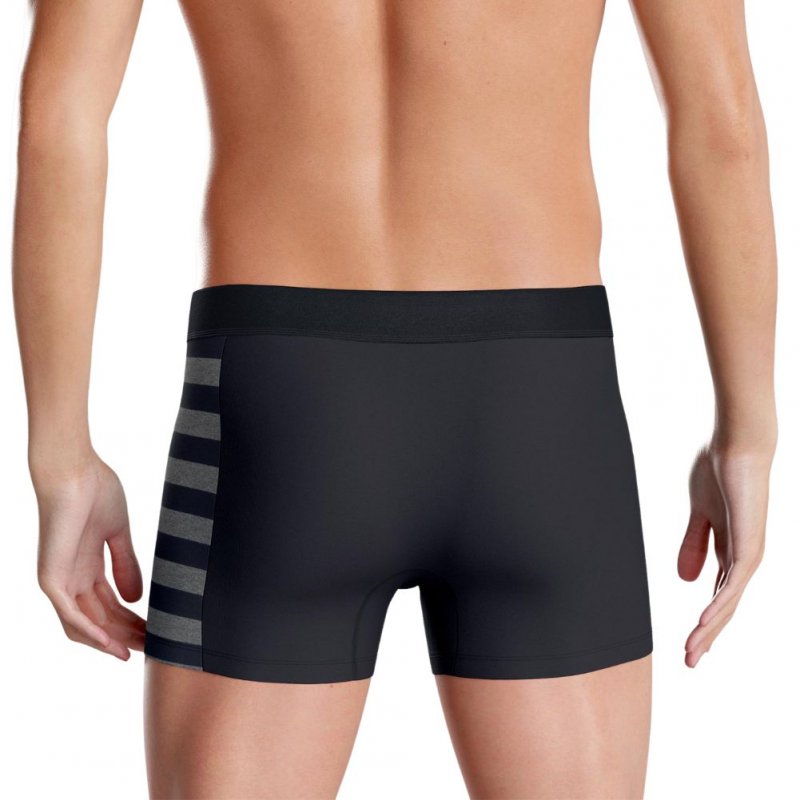LOT DE 2 Boxer Sous-vêtements Homme DUOSTRIP Gris et Marine