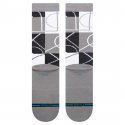 STANCE Chaussettes Homme Coton ZONE BKN Gris Blanc NBA