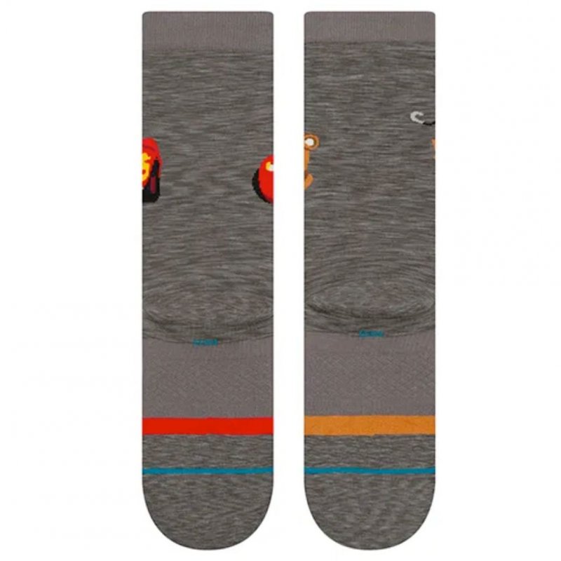 Chaussettes Homme KACHOW Gris et Rouge