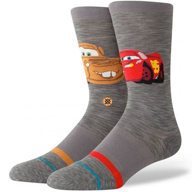 Chaussettes Homme KACHOW Gris et Rouge