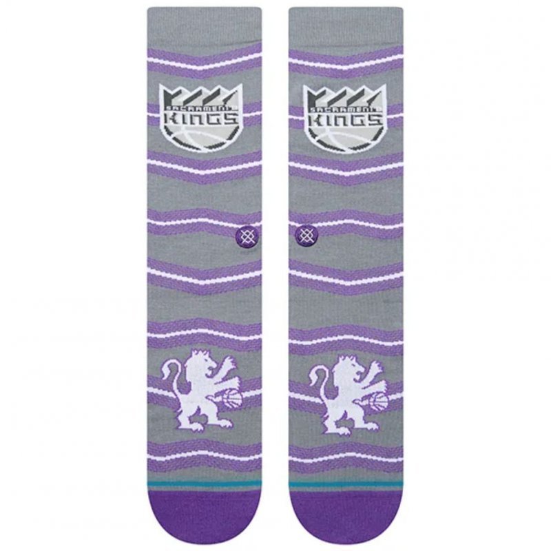 STANCE Chaussettes Homme Coton CE 2023 SAC Gris Violet NBA