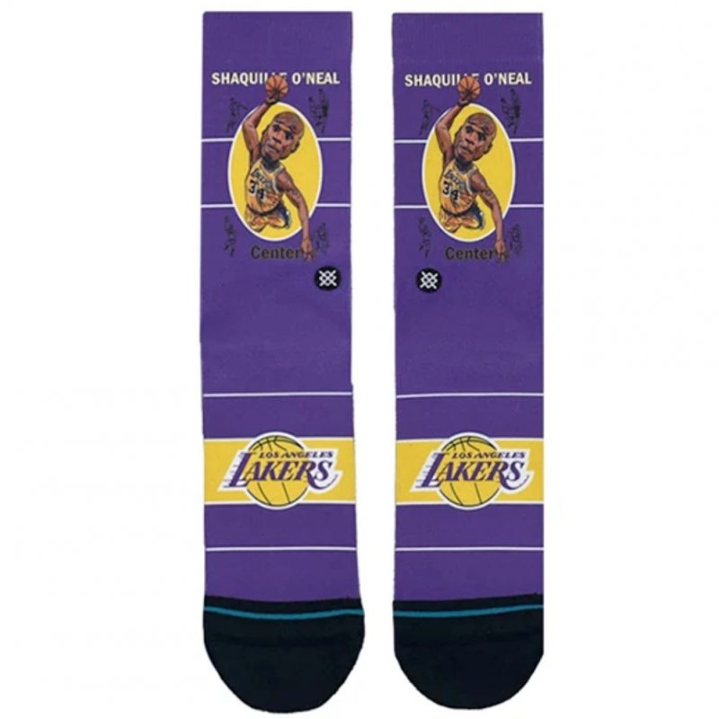 Chaussettes Homme RETRO BIGHEAD Violet et Jaune