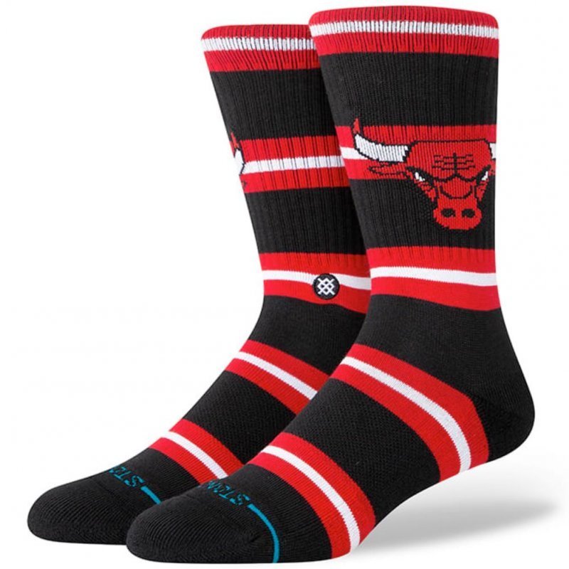Chaussettes Homme PREP Noir et Rouge