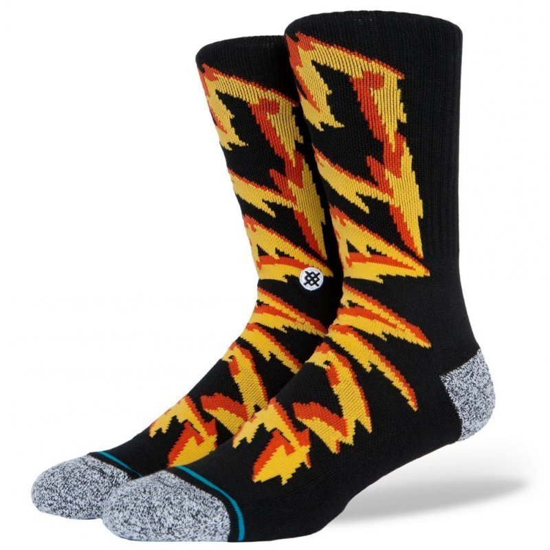 Chaussettes Homme ELECTRIFIED Noir et Jaune