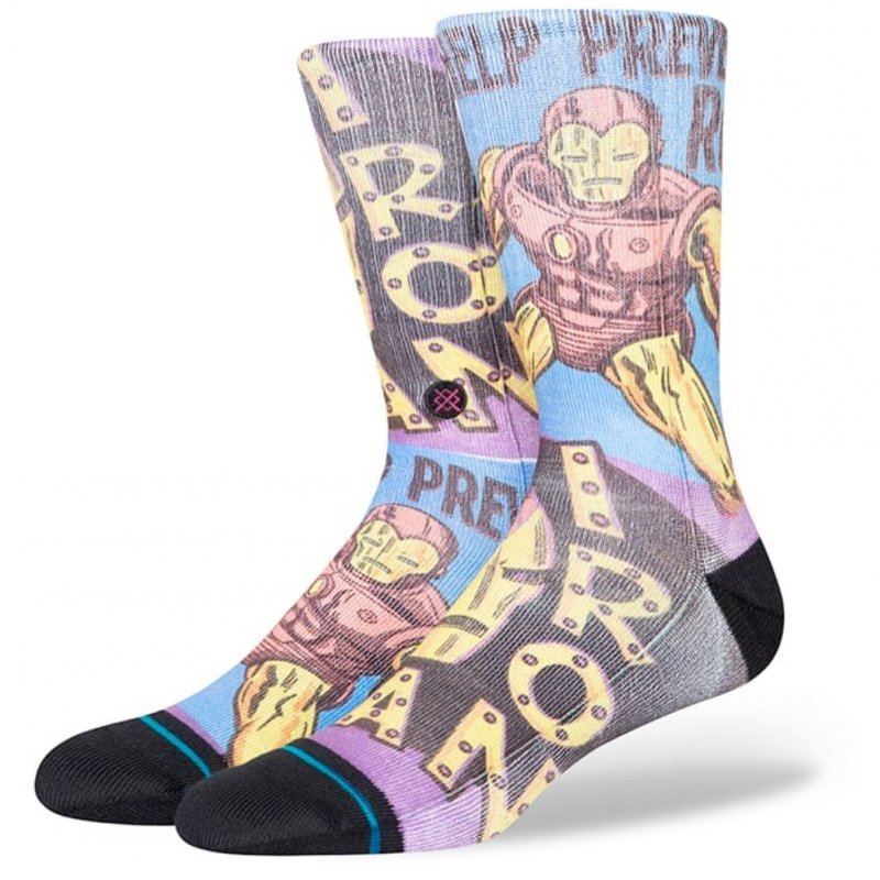 Chaussettes Homme PREVENT RUST Multicolore et Noir