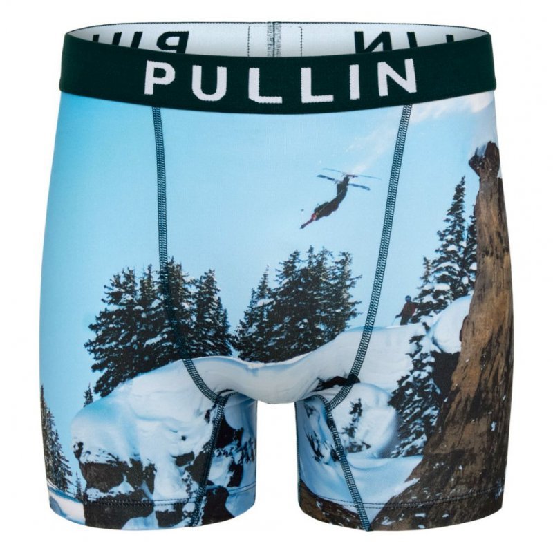 Boxer long Homme GENEP Bleu et Blanc