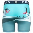 Boxer long Homme POETES Bleu et Blanc