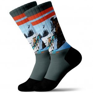 Chaussettes Homme GENEP Gris et Bleu
