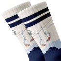 Chaussettes Homme EDENWEISS Blanc et Bleu