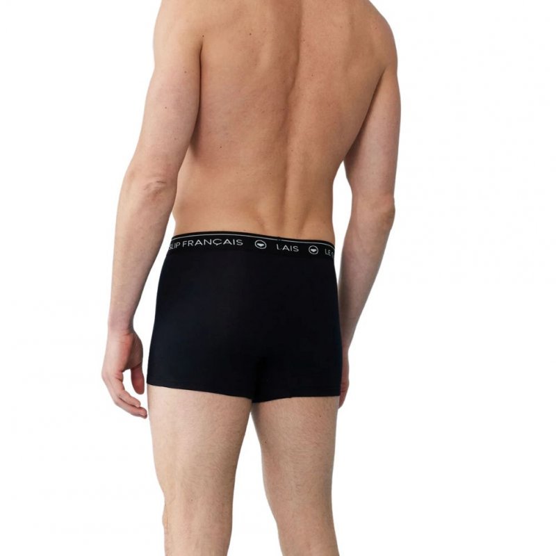 Boxer Homme REDOUTABLE Noir et Uni