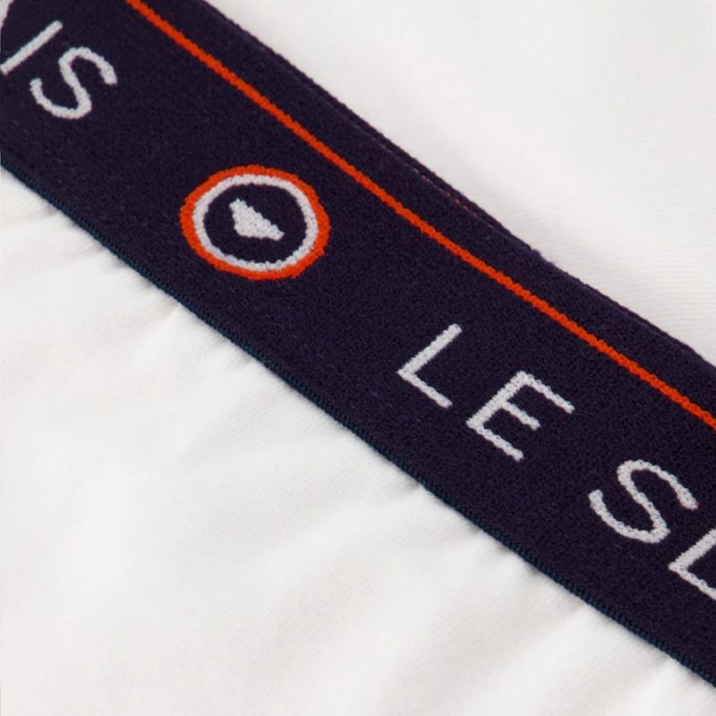 Boxer Homme REDOUTABLE Blanc et Uni