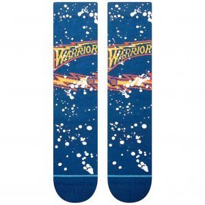 STANCE Chaussettes Homme Coton OVERSPRAY GSW Bleu Orange NBA