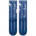 STANCE Chaussettes Homme Coton OVERSPRAY HOU Bleu Blanc NBA