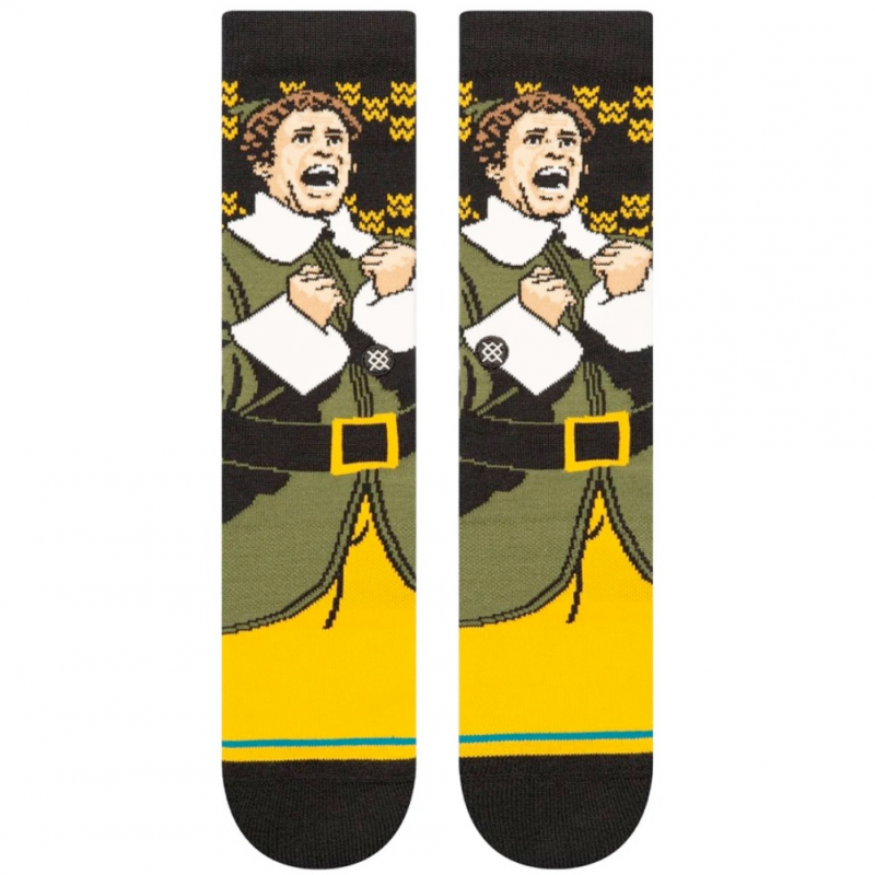 Chaussettes Homme SMILINGS MY FAVORITE Noir et Jaune