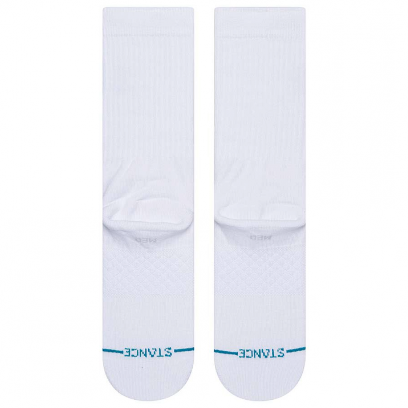 STANCE Chaussettes Homme Coton LOGOMAN ST Blanc NBA