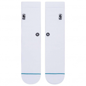 STANCE Chaussettes Homme Coton LOGOMAN ST Blanc NBA
