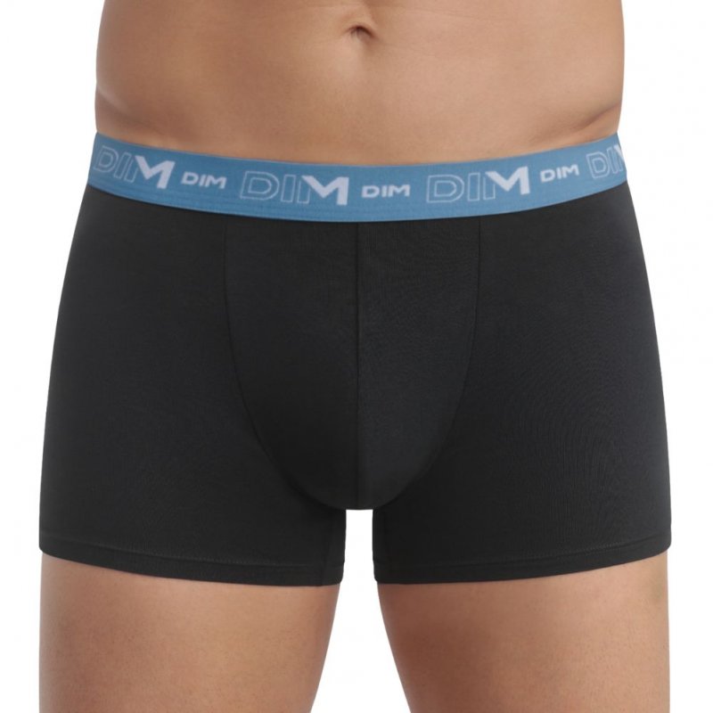 LOT DE 3 Boxer Sous-vêtements Homme STRETCH Noir et Orange