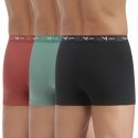 LOT DE 3 Boxer Sous-vêtements Homme STRETCH Noir et Amande