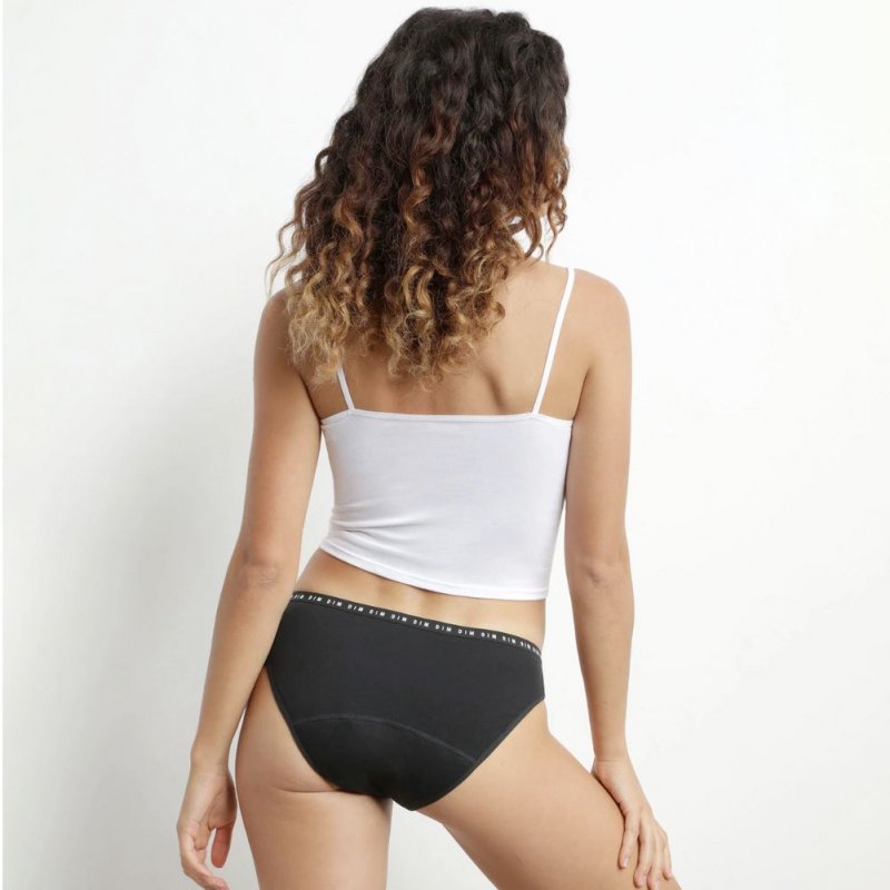 Slip Femme PROTECT Noir et Uni