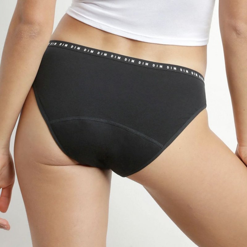 Slip Femme PROTECT Noir et Uni
