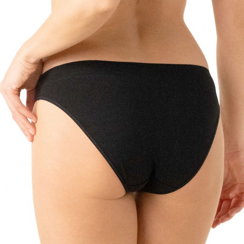 ATHENA Lot de 3 Culottes Femme Coton MYPETITPRIX Noir Blanc Noir